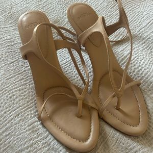 Alexandre Birman Nude Strappy Sandal (Alicia 85)